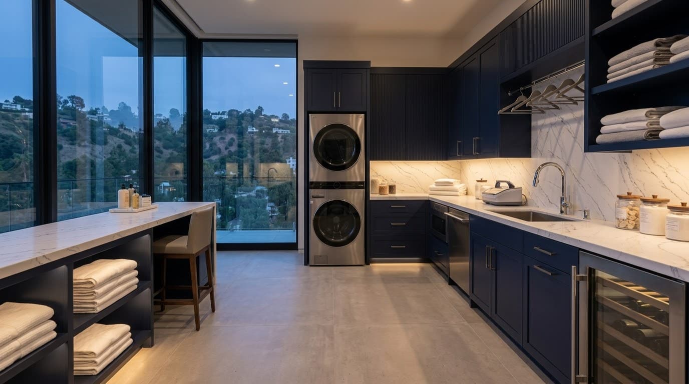 Luxury laundry room